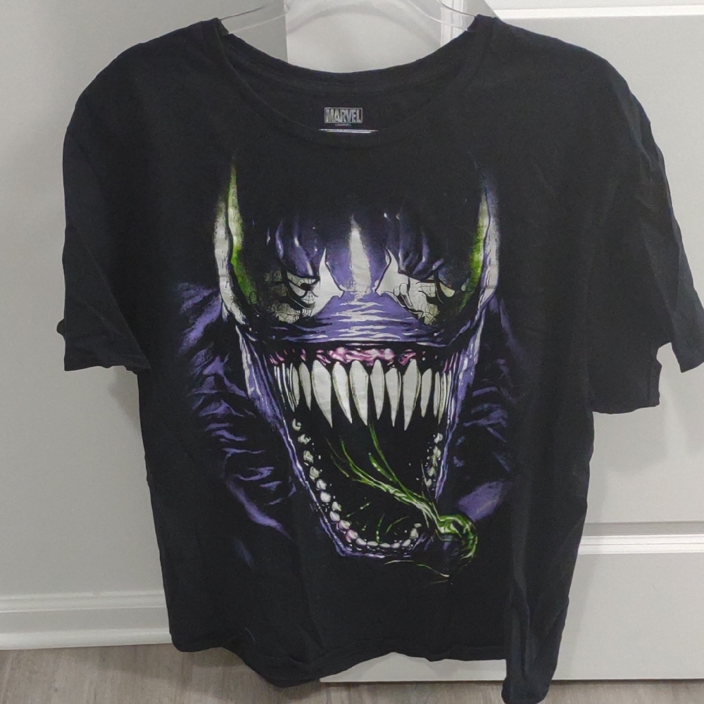 Marvel Black and Purple Venom T-Shirt